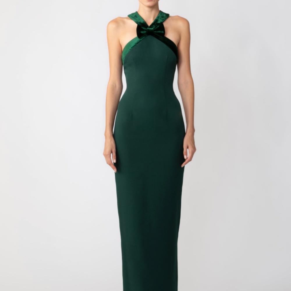 SAU LEE 'Eloise' Gown in Evergreen (NWT)
